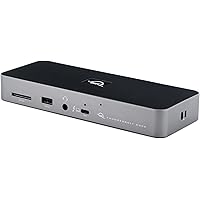 OWC Thunderbolt Dock – Thunderbolt 4 / USB4 Dock mit 11-Ports, 8k, 5k, 2X 4k @ 60Hz, 1x 4k @ 120Hz Displays, Gigabit Ethernet