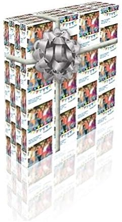 Bunting Personalised Birthday Gift Wrap With 2 Tags - ADD A NAME, PHOTO AND MESSAGE!