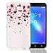 Produktbild ISENPENK Tasche Neu Für ASUS Zenfone 3 Max ZC553KL(2016) Hülle Silikon Muster Tiere [Herz],ASUS Zenfone 3 Max ZC553KL(2016) 5,5-Zoll Hülle Silikon Transparent Durchsichtig Case Anti-Scratches wasserdicht Schutzhülle
