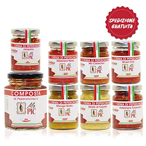 Kit Peperoncino Hot Stuff - Prodotti al peperoncino Mr PIC - Mr PIC: il Peperoncino Toscano di qualità - Carmazzi: la più ampia linea di prodotti piccanti in Italia
