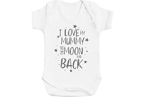 Zarlivia Clothing I Love My Daddy To The Moon And Back Baby Gift, Baby Boy Bodysuit, Baby Girl Bodysuit