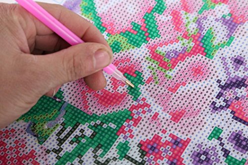 Diamant Malerei,Saingace 5D DIY Diamond Painting Cross Stitch Rhinestone Home Decor (J) - 5