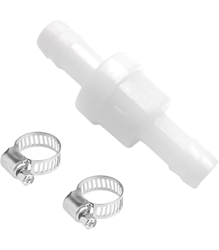 Valvola Di Ritegno In Linea 12mm Per Fluidi: Acqua, Aria E Olio. Antiriflusso Facile Da Installare
