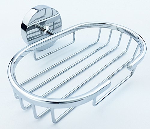 GDrems Edelstahl Wandmontage Badezimmer Küche Seifenschale Edelstahl-Seifenhalter Für Badezimmer Dusche, Verchromt - 5