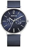 BERING Herren-Armbanduhr Classic Multifunktion mit Wechselarmband 14240-307