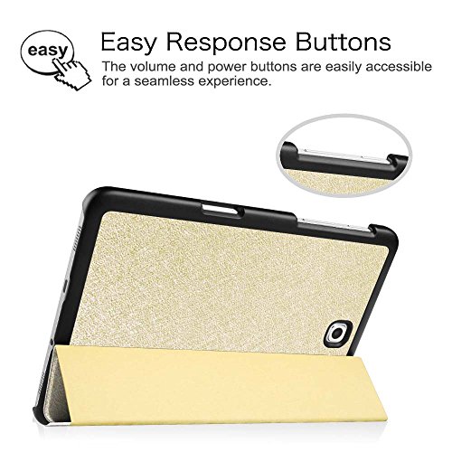 Fintie Samsung Galaxy Tab S2 8.0 Hülle Case – Ultra Schlank Superleicht Ständer Smart Shell Cover Schutzhülle Tasche mit Auto Schlaf / Wach Funktion für Samsung Galaxy Tab S2 8.0 T710 / T715 / T719 (8 Zoll) Tablet-PC, Schwarz - 5