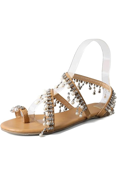 flache weiße sandalen