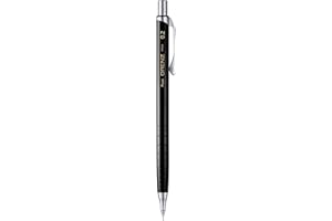 Pentel XPP502-AX ORENZ Portaminas con guía de minas, 0,2 mm, en blíster, negro, 0,2 mm, 1 unidad (1 unidad)