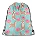 Produktbild best gift Shiba Inu Dog Cute Donut Mint Sweet Dogs Pets Pet Dog_26469 Custom Drawstring Shoulder Bags Gym Bag Travel Backpack Lightweight Gym for Man Women 16.9"x14"