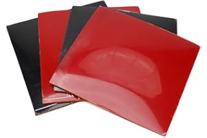 Zoegneer 4 piezas de cubierta de goma adhesiva inversa para tenis de mesa, hoja protectora de goma de para ping pong, cubierta de repuesto para raquetas de tenis de mesa