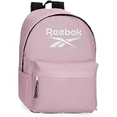 Reebok Boston, mochila escolar, mochila negro y azul fabricada en poli&eacute;ster, Tirantes anchos, ergon&oacute;micos y acolchados, vario