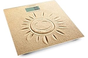 Esperanza Sunshine Kg/g - Bilancia digitale per il bagno, fino a 180 kg, con analisi del corpo