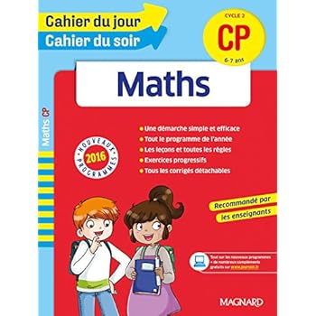 Cahier du jour/Cahier du soir Maths CP - Nouveau programme 2016