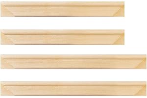 YCDC Solid Canvas Stretcher Frames, Premium Pine Wood Strips Bar Set, for Oil Paintings Poster Prints, DIY Arts Accessory Materials Supply, 8"x18"/20x45cm