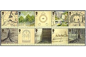 Lord of the Ring Stamps for Postage - 10 x Royal Mail 1st Class Stamps. 2004 Lord of the Rings stamps featuring places and characters from the Books by Royal Mail Stamps