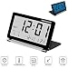 Produktbild Pawaca Reisewecker, Großem LCD Klapp Funk Wecker Digital-Wecker mit Schlummerfunktion, Hintergrundbeleuchtung, Temperatur- und Datumsanzeige