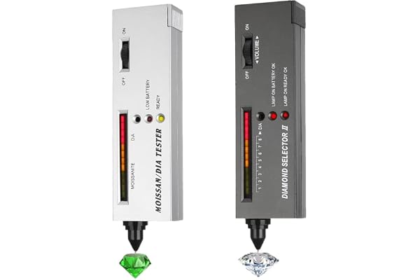 SkyWhale Diamond and Moissan Tester - High Accuracy Gemstone Hardness Test Tool for Professional Jewelers