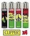 Produktbild '4 Stück Feuerzeuge Clipper "Jamaica (großes Modell)