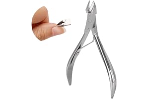 ZJCHAO Cążki do skórek Obcinacz do skórek, szczypce do skórek ze stali nierdzewnej z ostrym i gładkim cięciem Delikatny środek do usuwania martwego naskórka do paznokci i paznokci, profesjonalne narzędzia do