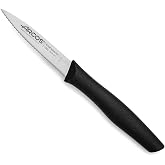 Arcos NITRUM Stainless Steel Serrated Peeling Knife 85 mm | Ideal for peeling fruits and vegetables with polypropylene handle