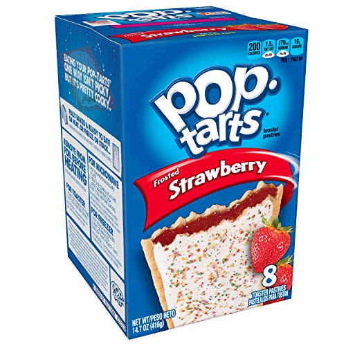 Kellogg's Frosted Strawberry Pop Tarts 14.7 OZ (416g)