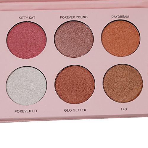 Stayeal 6 Farben Lidschatten Palette Gläzende Palette Kosmetik Palette - 4