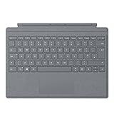  Microsoft Surface Pro Signature Type Cover Cover Port QWERTY Platino Teclado para móvil - Teclados para móviles (Platino, Mini, Surface Pro Surface Pro 4 Surface Pro 3, Touchpad, QWERTY)