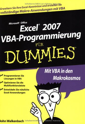 Excel 2007 VBA-Programmierung für Dummies Buchen
