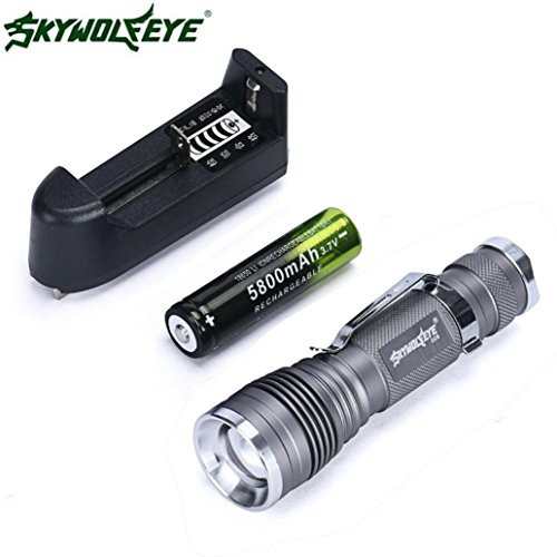 Oyedens Neue 5000 Lumen Cree 3 Modi Q5 LED Taschenlampe Mini-18650 Taschenlampe