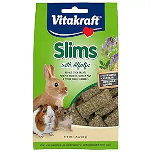 Vitakraft Rabbit Alfalfa Slims, 1.76-Ounce Pouch