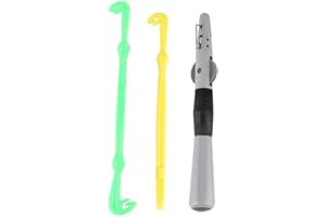 ZERONE Fishing Hook Tier Set, Single&Double Hook Tying Loop Fast Knot Tool Quick Nail Knot with Sub-line Fishing Tackle Accessory