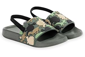 FUNCOO PLUS Badelatschen Kinder Leichtgewicht Badeschlappen Rutschfest Badesandalen Mädchen Sommer Flache Hausschuhe Jungen Badeschuhe Für Kleinkinder