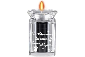 ERWEI Klein Kristall Hund Urne Katze Urne Haustiere Hund Katze Vögel Kremation Asche Urne Tierurnen für Hunde Bestattung Eines Hundes Grabstein Hund Haustiere Memorials Design als Kerzenhalter