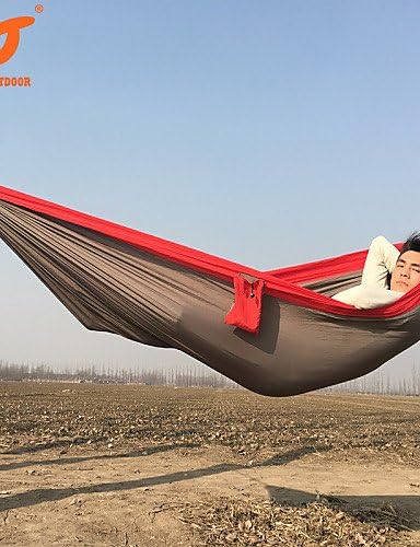 ZQ SWIFT Outdoor? Double Person Lightweight Imported 210T Lightweight Parachute Nylon Hammock , dark grey