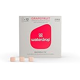 waterdrop® Microlyte GRAPEFRUIT | 5 Elektrolyten, 9 Vitaminen + Zink | Elektrolytgetränk ohne Zucker | 12 Portionen Elektroly