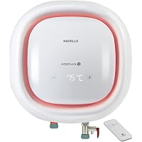 Buy Havells Adonia R 15 Litre Vertical Storage Water Heater 5 Star With  Remote Control (White), Wall Mounting Online at Low Prices in India -  Amazon.in