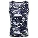 Produktbild URSING_Herren Tank Top Tankshirt Ärmellos Muskelshirt Fitness Gym Sport Vest Männer Sommer Tops Jersey Tarnung Weste Rundhals Unterhemden Trainingshirt Tanktop Casual Shirts for Men (M, Grau)