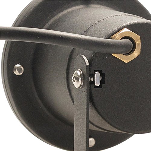 SAILUN 4 x 3W LED Gartenleuchte Rasen Licht mit Erdspieß, Matt-Schwarz, Warmweiß 85-265V, wasserdicht IP65 für den Außenbereich Garten Teich Park Landschaft - 4