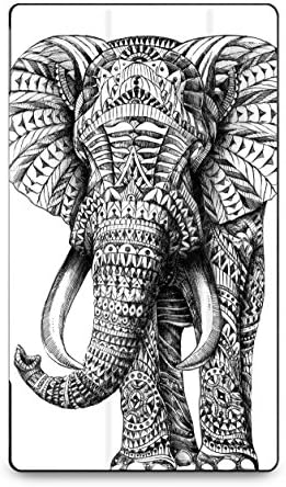 caseable Fire HD 10 Cover (5th Generation - 2015 Release), Ornate Elephant