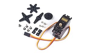 SunFounder Metal Gear Digital RC Servo Motor High Torque for Helicopter Car Boat Robot Arduino AVR Toys Drone Fix-Wing Airplane