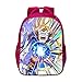 Produktbild GuiSoHn Canvas Backpack Anime Dragon Ball Son Goku Rucksack Schultasche Reise Daypack Student Book Bag