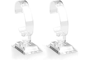 BAMBOOPACK 2 PCS Clear Watch Display Stand Wrist Jewelry Bracelet Display Stands Rack Shop Showcase Holder Stretchie Bangle Bracelet Display Stand