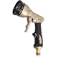 Garden Hose Spray Gun With Adjustable Patterns, Metal Hose Pipe Spray