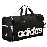 100%POLYESTER. adidas Tasche Linear Performance Teambag M Bolsa, Unisex, Negro/Blanco, M