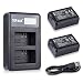 Produktbild Top-Max 2X NP-FW50 Battery + Rapid USB Charger for Sony Alpha a3000, Alpha a5000, Alpha a6000, a6300, a6500, Alpha 7, a7,Alpha 7R, a7R, Alpha 7S, a7S, NEX-3, NEX-3N, NEX-5