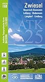 Image de ATK25-I18 Zwiesel (Amtliche Topographische Karte 1:25000): Bayerisch Eisenstein, Lohberg, Bodenmais,