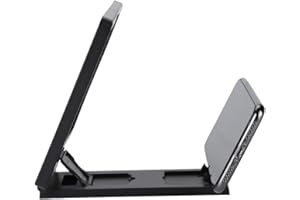 ASHATA Amplificador de Pantalla del Teléfono Móvil, Proyectores para Móviles y Smartphones, Soporte de Lupa de Video Lupa de Pantalla de Teléfono Móvil Ampliar Pantalla con