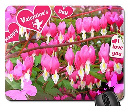 Preisvergleich Produktbild Valentine Heart Flowers Mouse Pad, Mousepad (Flowers Mouse Pad)