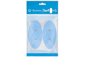 Bluetens Paquete de 6 electrodos Surf para el Clip inalámbrico, Unisex-Adult, Azul, Talla única
