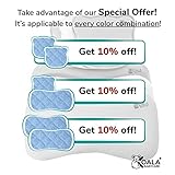 Orthopädisches Plattkopf Babykissen mit zwei entfernbaren Bezügen beugt vor / heilt Plagiozephalie (Schiefschädel-Kopfform) | Babykopfkissen für die korrekte Kleinkind-Position, perfekt für den Kinderwagen, das Kinderbett oder die Wiege – KoalaBabycare – Babykissen gegen Kopfverformung - 6